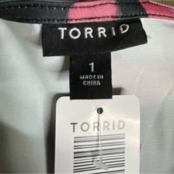 Torrid 1 Mini Studio Knit Cinch Front Skater Dress butterfly print - Picture 7 of 10